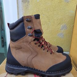 Red Wing 3517 Burnside 6" Waterproof Safety Toe Work Boots Men's Size 9.5 EE