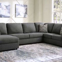 New Gray Or Linen Best Selling Large Sectional Sofa Couch 