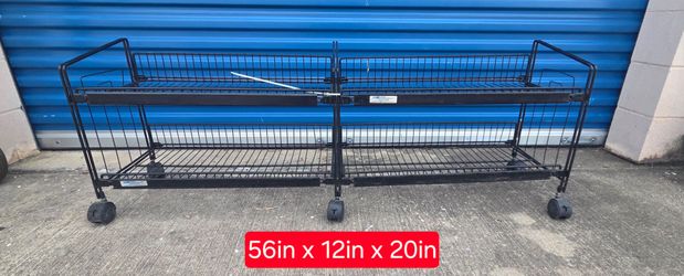 Mobile Wire Merchandise Cart