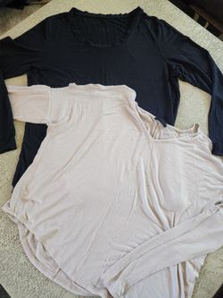 2 womens XL soft shirts for $1.00
