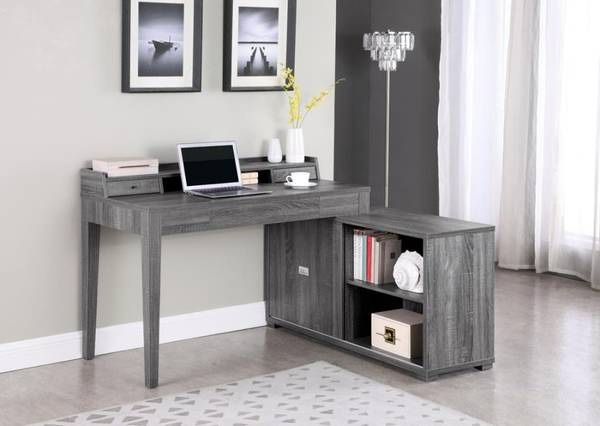Simple But Elegant Desk With L-Shaped Return! Lowest Prices Ever!