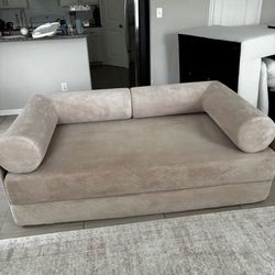 Like New Rove Concepts Sleeper Couch In Dune Color