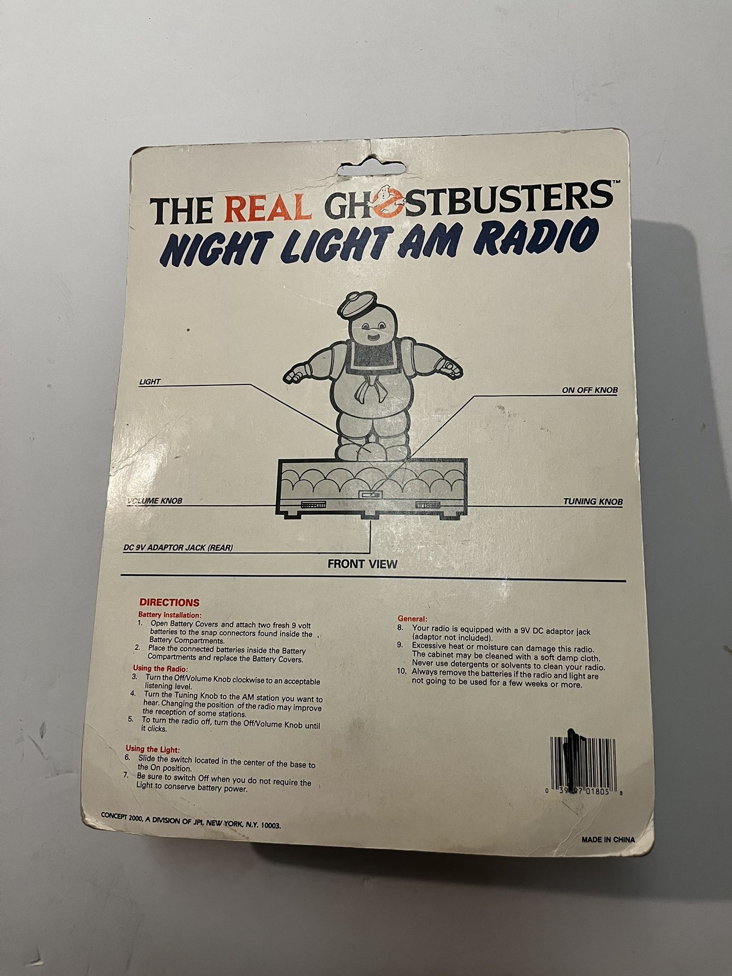 SF・ファンタジー・ホラー THE REAL GHOSTBUSTERS NIGHT LIGHT RADIO Real Ghostbusters Night Light AM Radio for Sale in Chino