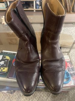 Vintage Long Haul Leather Roper Cowboy Boots