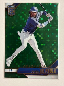 Josue De Paula Donruss Elite Prospects Green Parallel Card