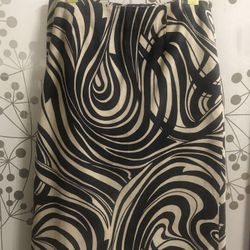 A-line Leather Skirt