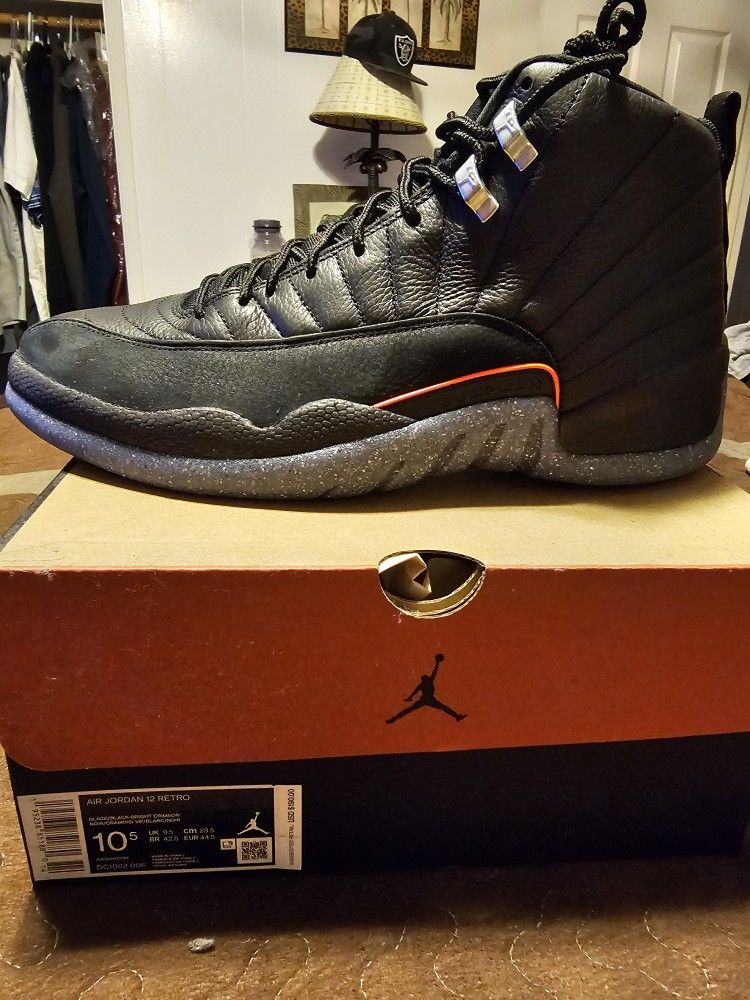 Jordan 12 Black Brand New DS Size 10 5