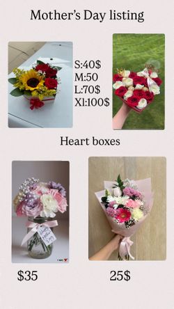 Mother’s Day flower sale