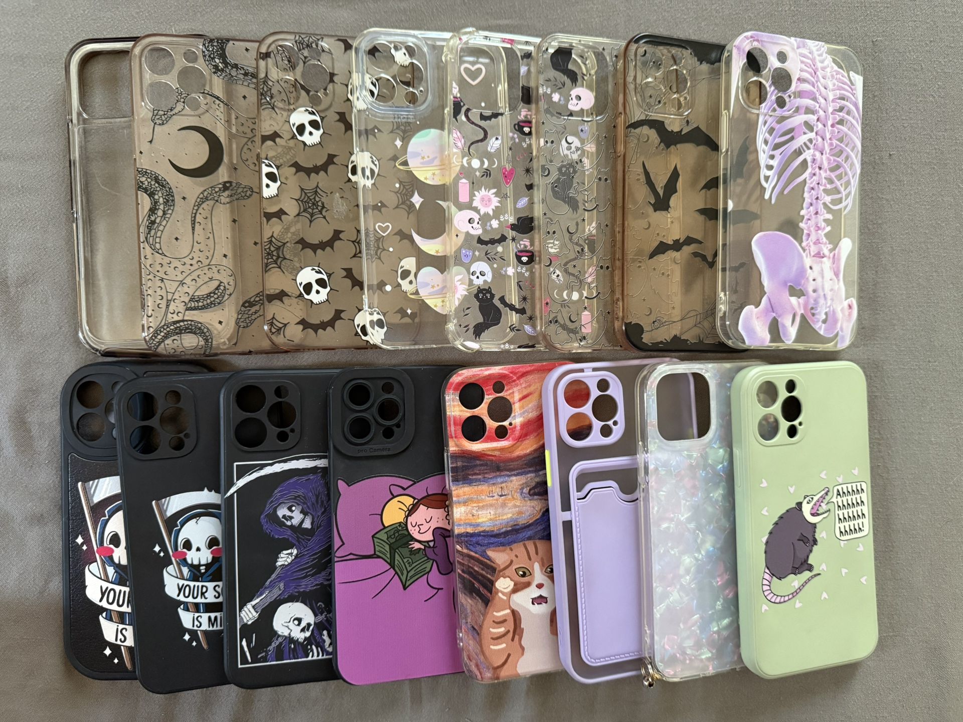 BUNDLE for iPhone 12 PRO - Cases, Protectors, PopSockets, Charms