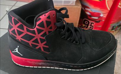 Air Jordan Black and Red Sneakers