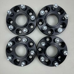 5x114.3 (5x4.5) Wheel Spacers 1.25 inch Thick 14x1.5 Studs 71.5mm Hub Bore Set of 4