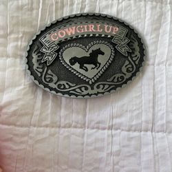 Cowgirlup Belt Buckle 