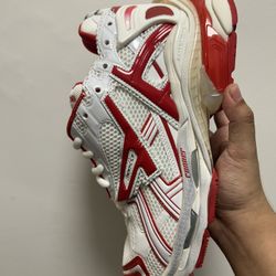 Red White ASIC Runner Balenciaga 