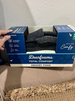 New. Dearfoams Marshall Men's Clog Slippers Size  12tp 14 