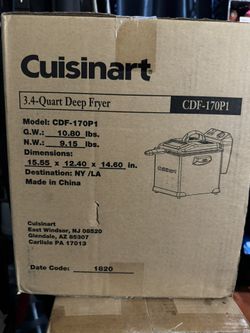 Cuisinart CDF-170 Deep Fryer, Stainless Steel