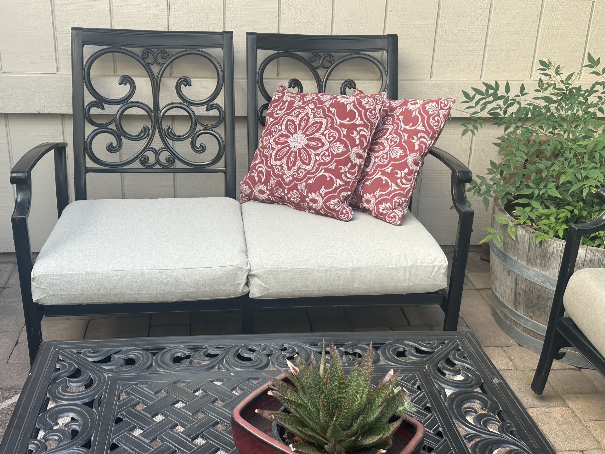Patio Cushion Set - (No Bench)