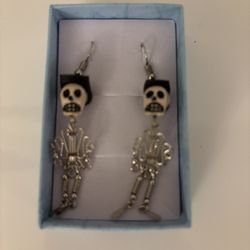 Handcrafted Day Of The Dead Earrings 