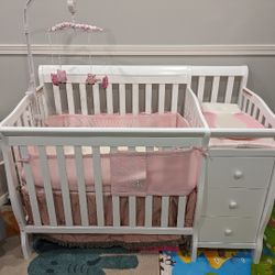 Crib With Changing Table