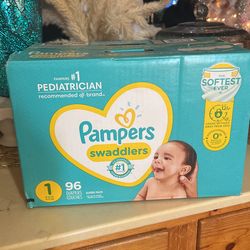 Size 1 Pampers 96 Count