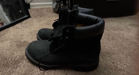 Black Timberland boots