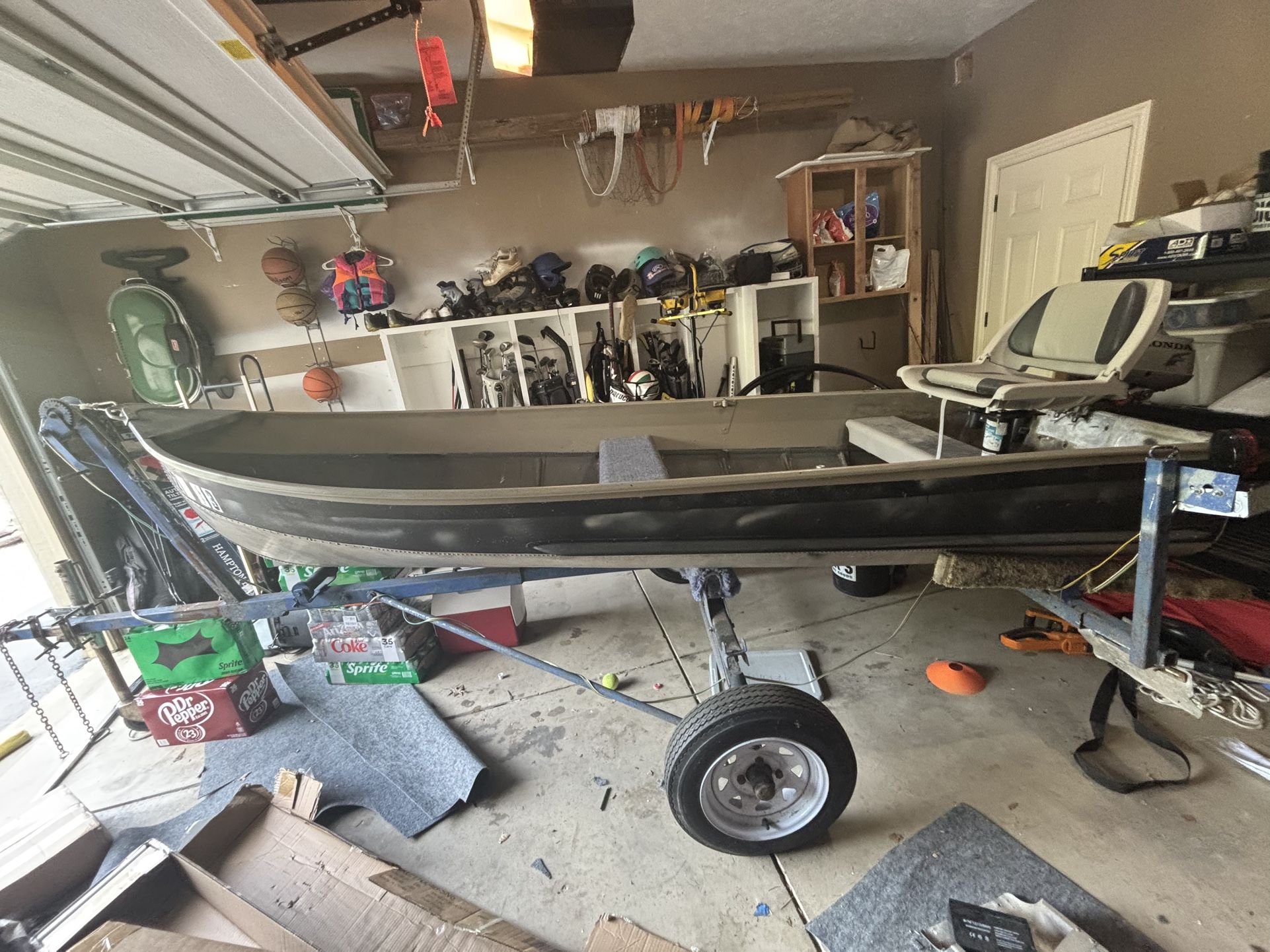 John boat, Trailer, Motor