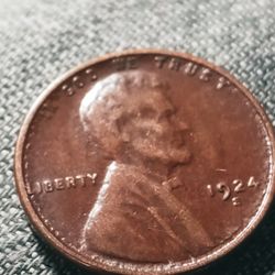 46SX300 BEAUTIFUL 1924-S LINCOLN CENT