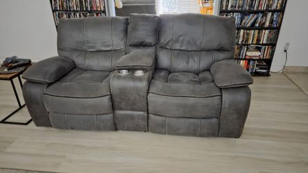 Recliner sofa twin set movie night comfortable