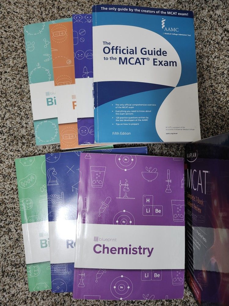 Kaplan And Blueprint Books for MCAT