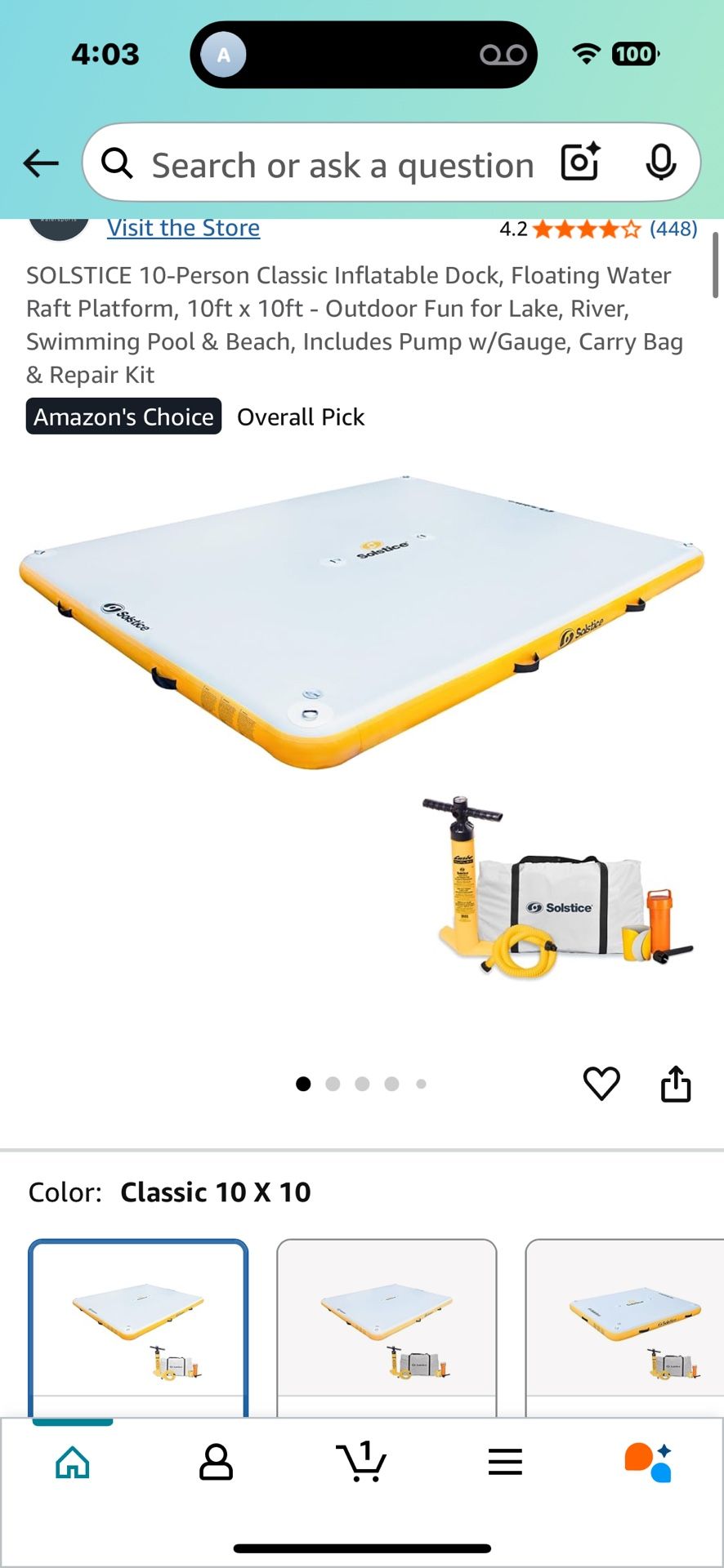 10x10 Solstice Platform