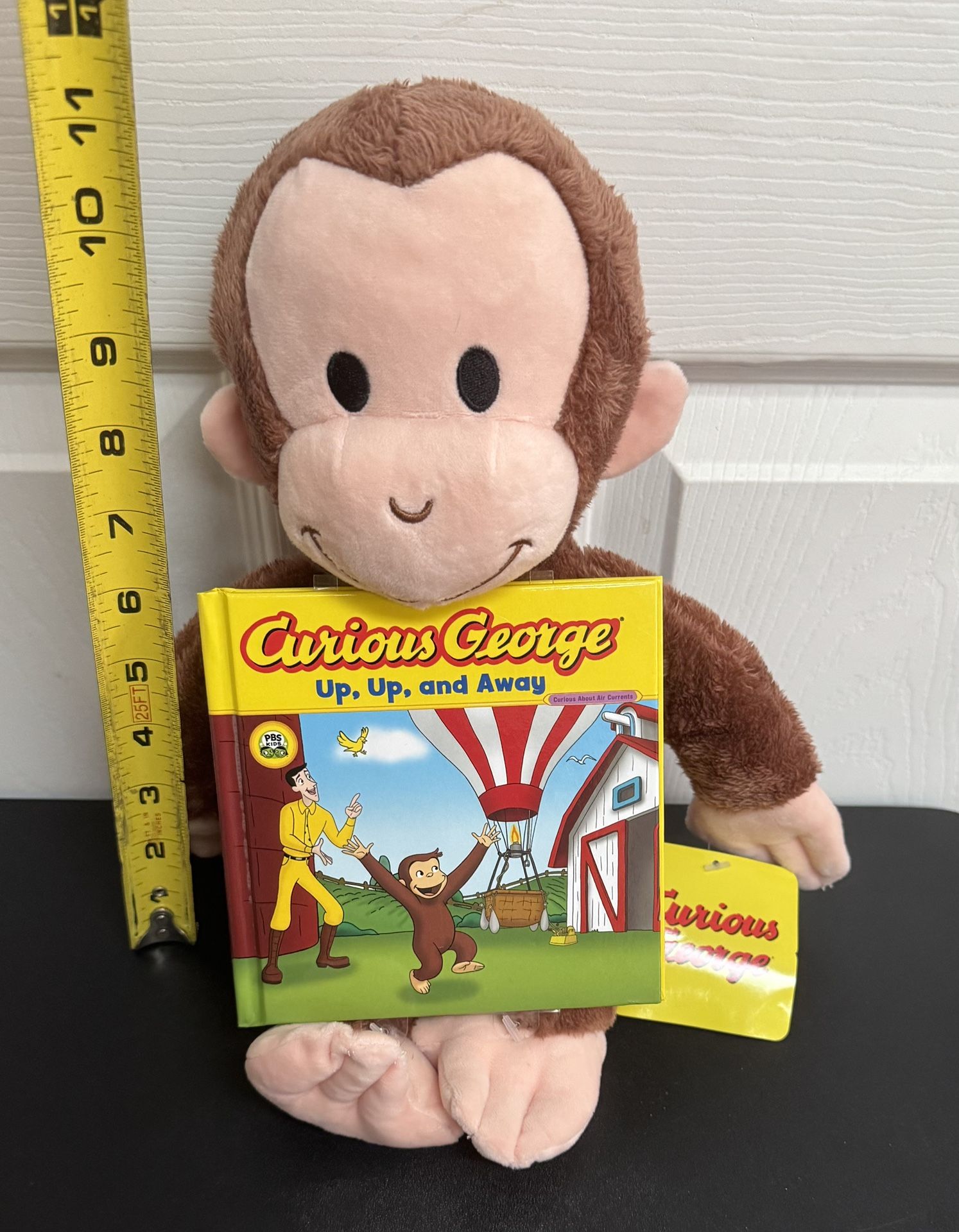 NEW Curious George Plush with Book just $10 xox