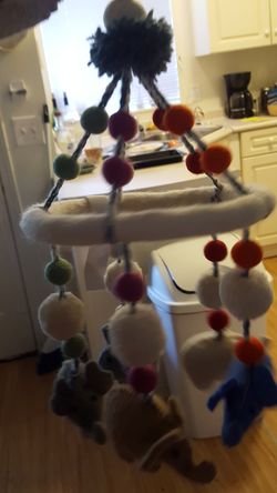 Hand made baby mobile