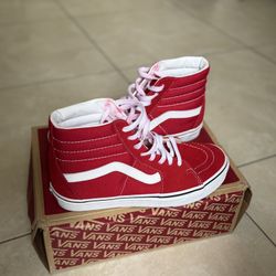 Red High top Vans