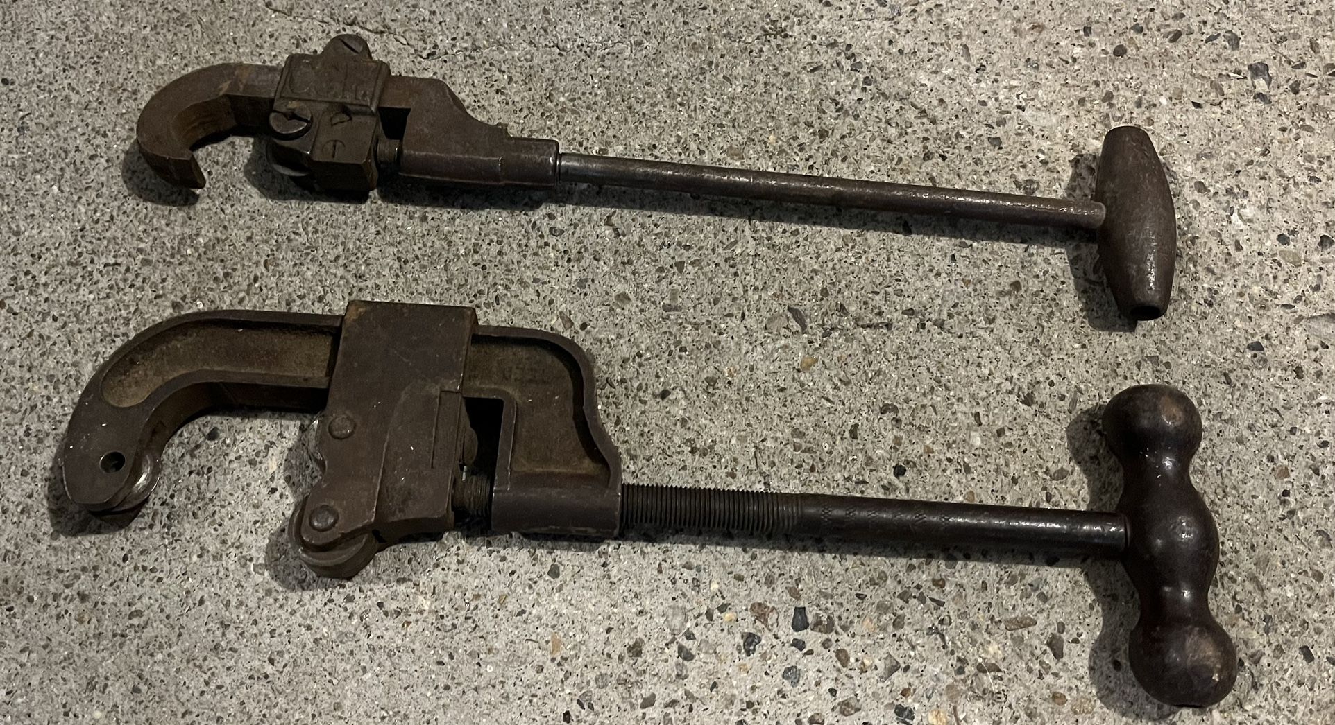 Two Large Pipe Cutters