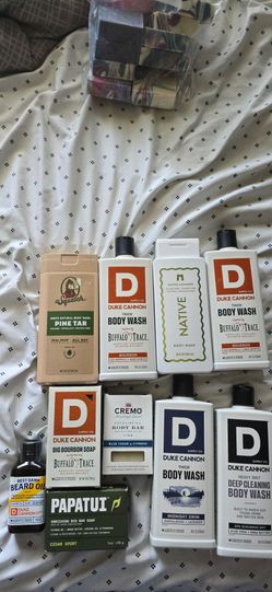 Assorted hygine (liquid and bar soap)