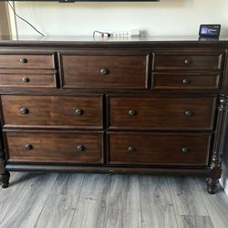 Dresser and Two Side Tables
