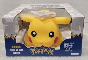 Pokemon Pikachu Induction & USB Charger Light Up Universal NEW