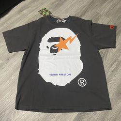 Bape X Heron Preston Relaxed Fit Tee • Brand New • Ships Fast