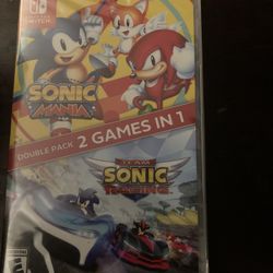 Sonic Mania & Team Sonic Racing - Nintendo Switch/ Sega