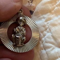 Bongo Drummer Charm Pendant 