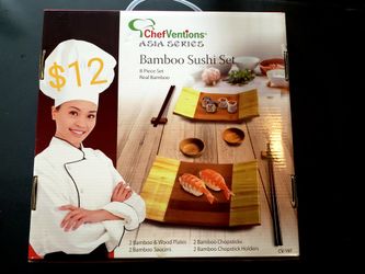 Bamboo sushi set