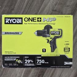 RYOBI ONE+ HP 18V Brushless Cordless 1/2 in. Hammer Drill (Tool Only)

