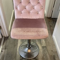 Pink Bar Stool 