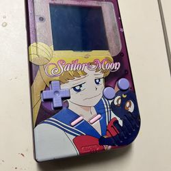 Custom Sailor Moon Gameboy DMG  With ‘Ninja Boy’ Game
