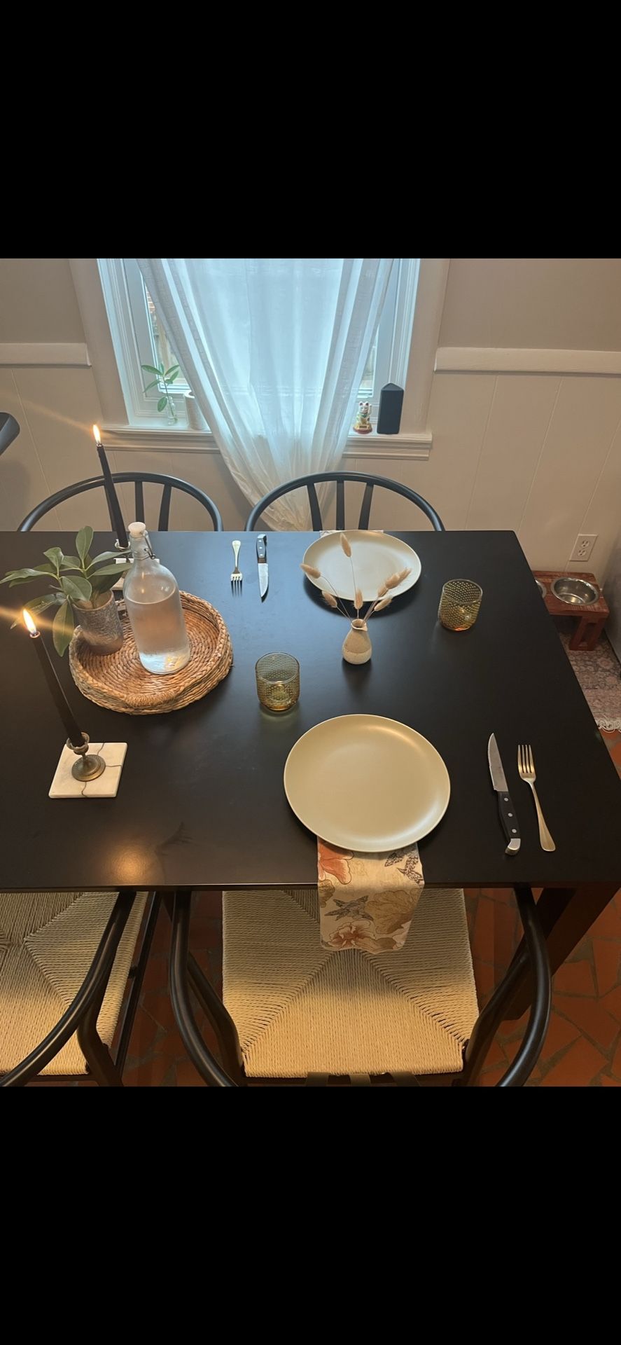 Modern Farmhouse Dining Table + Chair Set 