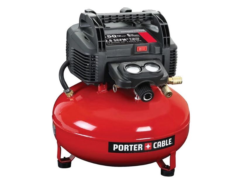 Porter-Cable 6 Gallon Pancake Oil Free Air Compressor