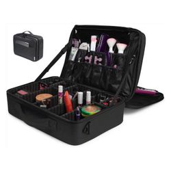 Makeup Bag Organizer Train Case