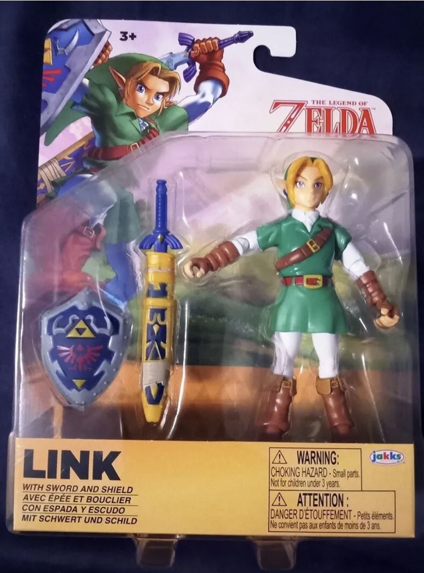 World of Nintendo The Legend of Zelda: Ocarina of Time Link 4 Inch Action Figure