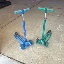 Scooters With LED Front Wheels
