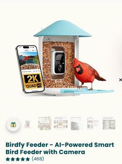 Birdfy Feeder - AI-Powered Smart Bird Feeder with Camera