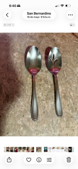 Set de cucharas grandes usadas de Princess house